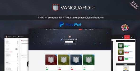 Vanguard - Marketplace Digital Products PHP7